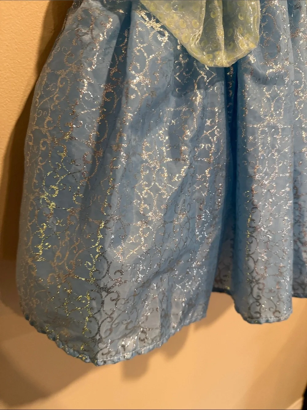 Disney Parks Beautiful Cinderella Light Blue Sparkle Princess Costume Halloween